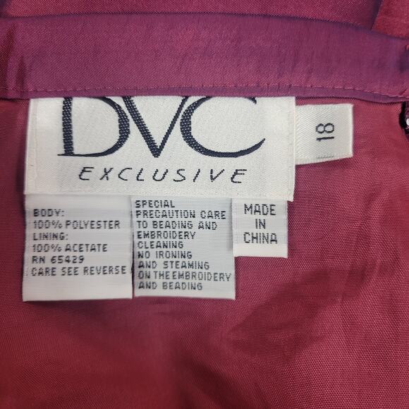 DVC Exclusive Purple top and Skirt set size 18 - Picture 9 of 12